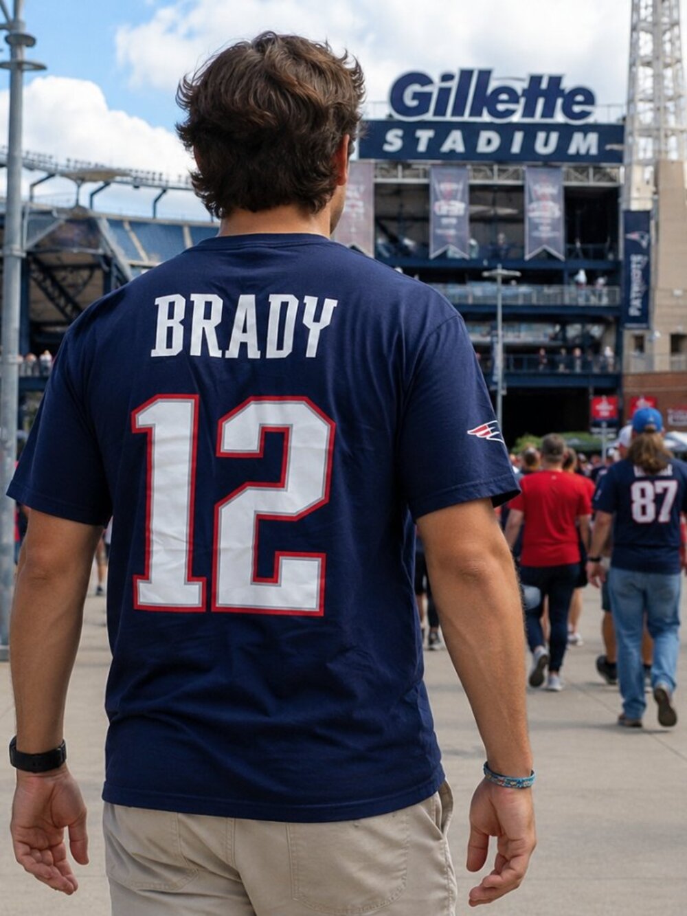 PATRIOTS #12   TOM BRADY NIKE - (XXL)